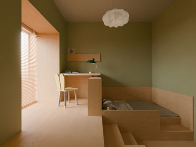 现代榻榻米卧室 儿童房