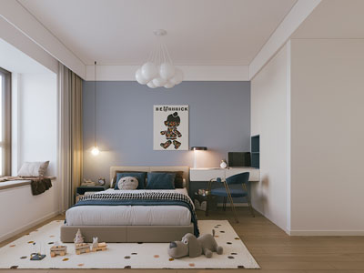 现代卧室 儿童房