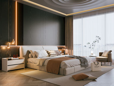 现代卧室