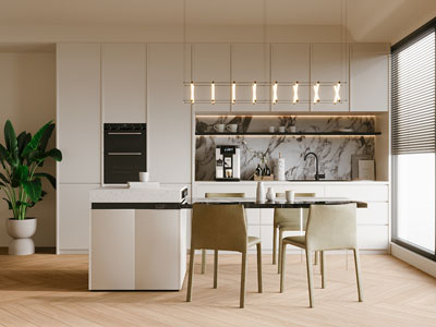 现代奶油风餐厅