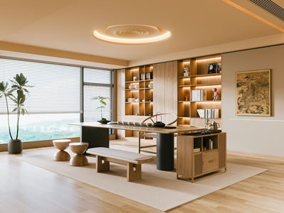 新中式中古风茶室