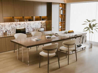 现代中古风餐厅