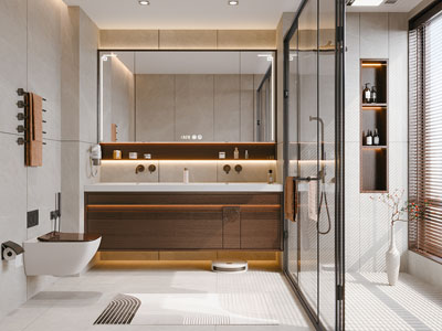 现代洗手间 卫浴间