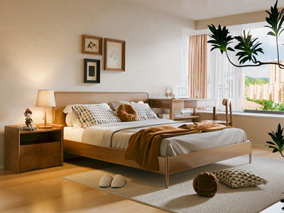 现代中古风卧室