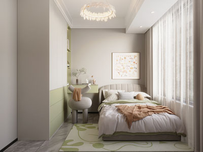 现代卧室 儿童房