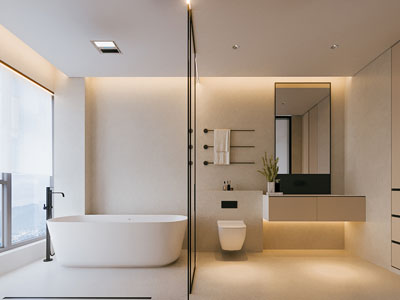 现代卫浴间 洗手间