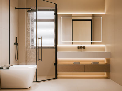 现代卫浴间 洗手间