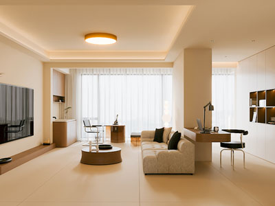 现代奶油风客厅