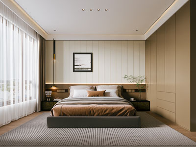 现代卧室