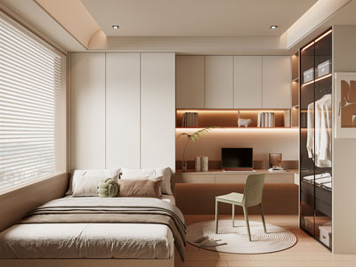 现代榻榻米卧室