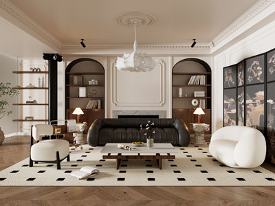 法式中古风客厅