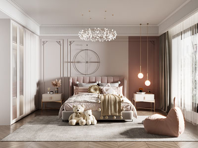 现代轻奢卧室