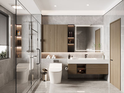 现代卫浴间 洗手间