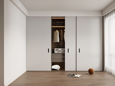 现代推拉门衣柜 衣服3d模型 现代推拉门衣柜 衣服