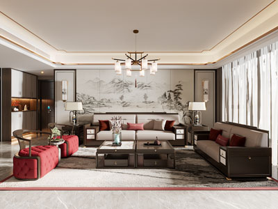 新中式客厅