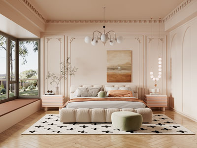 法式奶油风卧室