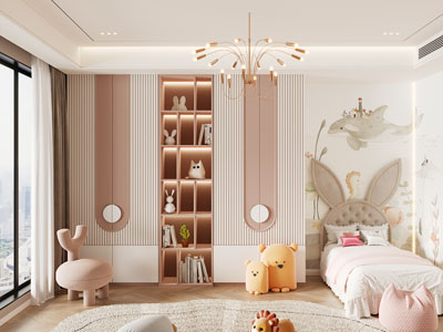 现代轻奢卧室 女儿房 儿童房
