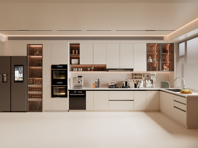 现代奶油风厨房