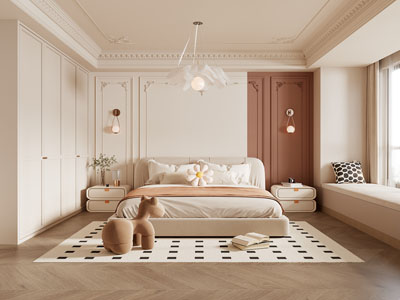 法式奶油风卧室