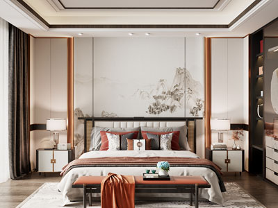 新中式卧室