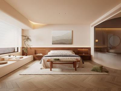 新中式中古风卧室