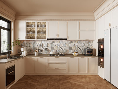 法式奶油风厨房