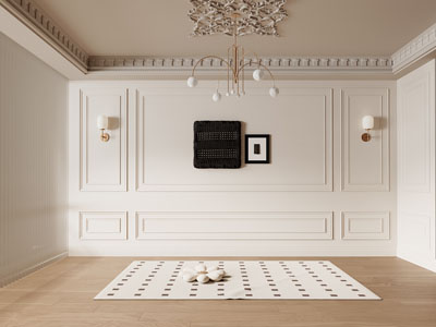 法式轻奢吊灯3d模型 法式轻奢吊灯