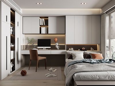 现代榻榻米卧室