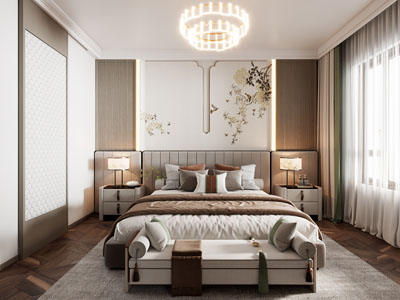 新中式卧室