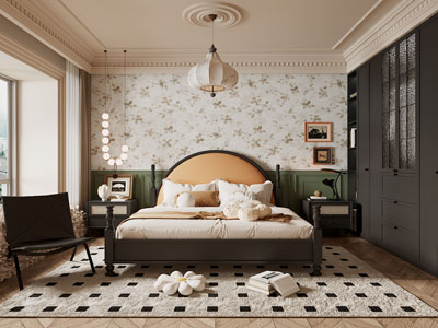 法式中古风卧室