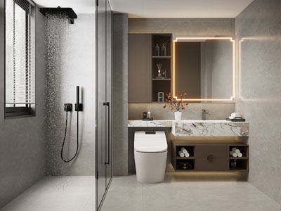 新中式卫浴间 洗手间