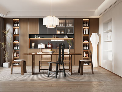 现代中古风餐厅