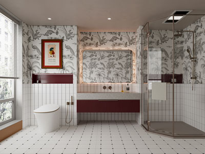 现代轻奢卫浴间 洗手间