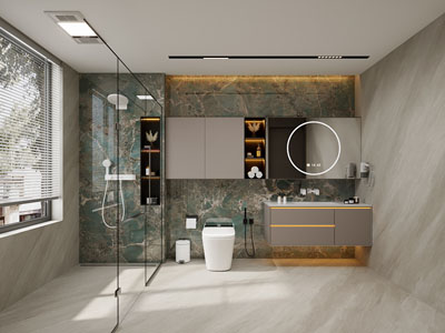 现代卫浴间 洗手间