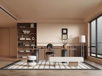 现代中古风茶室