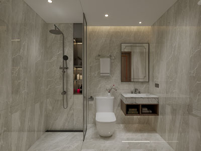 现代卫浴间 洗手间