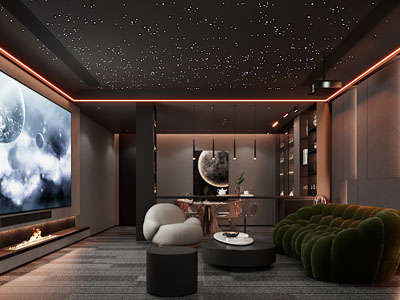 现代视听室 影音室