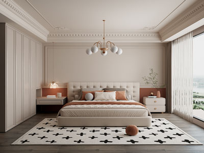 法式奶油风卧室