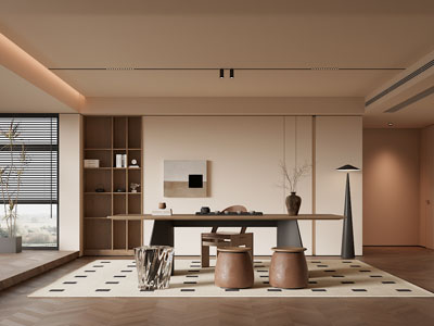 现代中古风茶室