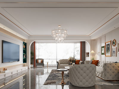 现代轻奢客厅