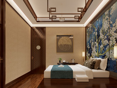 新中式中古风卧室
