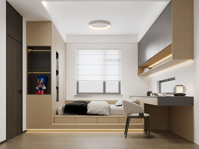 现代榻榻米卧室