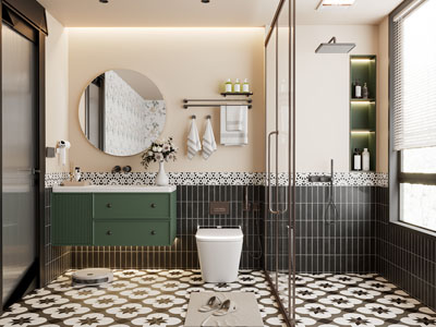 法式卫浴间 洗手间