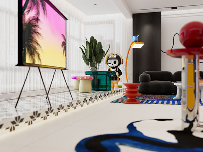 现代多巴胺客厅