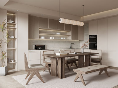 现代中古风餐厅