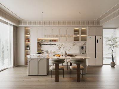 法式奶油风餐厅