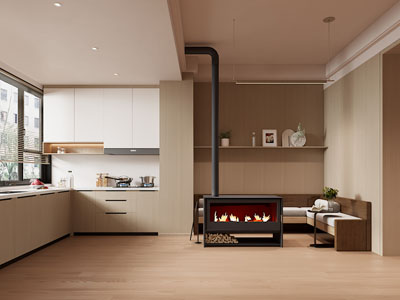 现代开放式厨房