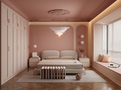 法式卧室 儿童房 公主房3d模型 法式卧室 儿童房 公主房