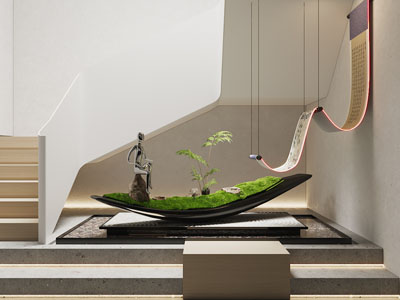 现代室内景观园艺小品