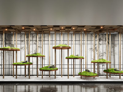 新中式室内景观园艺小品